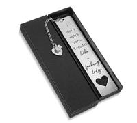 Ouligay Funny Metal Bookmark for Women , Graduation, Birthday, Teacher Retirement, Her, Girlfriend, Bestie - Stainless Steel, 13 x 2.5cm/5.12 x 0.98inch, 1 Count