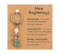 Ouligay New Beginnings Crystal Keyring for Women Leaving Gifts for Colleagues Women New Job Retirement Good Luck Gifts Farewell Leaving Goodbye Moving Going Away Best Friend Birthday Breakup Divorce