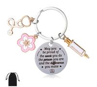 Ouligay Nurse Gifts for Women Nursing Student Keyring Nurses Graduation Gifts School Nurses Day Gift Paramedic Medical Thank You Gift for Nurse Accessories Midwife Vet Veterinary