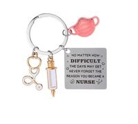 Ouligay Nurse Keyring Gifts for Women Nursing Student Nurses Graduation Gifts School Nurses Day Gift Paramedic Medical Thank You Gift for Nurse Accessories Midwife Vet Veterinary
