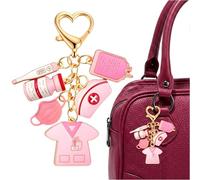 Ouligay Nurse Keyring Nursing Gift for Women School Nurses Student Graduation Future Medical Practitioner Registered Nurse Appreciation Female Nurses Day W ifts Accessories