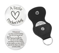 Ouligay Pocket Hug Keyring Best Friend Birthday Gifts for Women Friendship Graduation Encouragement Inspirational Gift for Women Men Graduate Gift for Bestfriend Bff Bestie Support