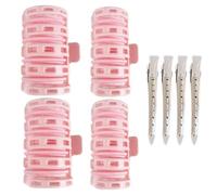 Ouliget 2 in 1 Bangs Hair Rollers with Clip Hair Styling Clips Set,4 Pcs Volumizing Hair Clips Root Lifting Clips,4 Pcs Metal Duck Billed Hair Clips for Styling Sectioning