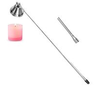 Ouliget Candle Snuffer with Extendable Long Handle,Polished Stainless Steel Wick Flame Snuffer for Tea Light Candles,Candle Tool for Putting Out Extinguishing Flame Safely