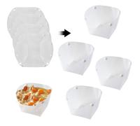 OULIGET Collapsible Bowl Set of 4,Portable Camping Tableware,Snapfold Plastic Bowl,Food Grade Material Free Folding Bowl for Outdoor Camping Hiking Family Picnic Gatherings Business.