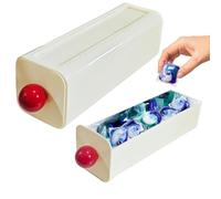 Ouliget Dishwasher Pods Storage Container,Hanging Storage Drawer for Detergent,Wall Kitchen Sink Cabinet Door Holder Storing for Laundry Pods Packaged Food Candy