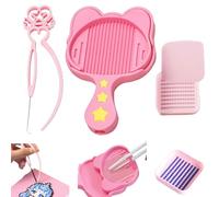 Ouliget Fuse Bead Tools Set,2.6mm Fuse Bead Single Needle Tweezer & Aligner Tray & Storage Box,Multifunction Efficient Sorting Tool with Effortless Beads Recovery,Fuse Beads Organizer