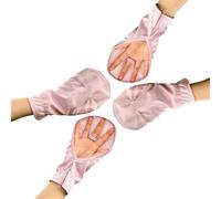 OULIGET Hand Sun Protection Gloves for Women Loose Fit,UV Protector Breathable Comfortable Fingerless Gloves for Women Men Driving Fishing Riding Hiking Canoeing Rowing Outdoor,2 Pieces (Pink)