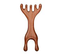 OULIGET Natural Wooden Nose Guasha Massage Tools Anti-Static, Eyes Facial Wood Gua Sha Tool,face Manual Massager Tool, Multifunctional Handheld Meridians Acupoint Massage Tool,1 Pieces.