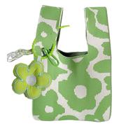 OULIGET Women's Crochet Wrist Bag,Cute Tote Sleeve Knot Pouch,Pendant Keychain Bag Pendant,Lightweight Casual Women Bag, Green