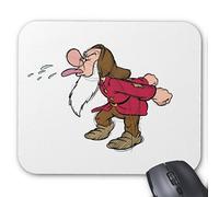 Ouliyou The Seven Dwarfs Grumpy Sticking Out His Tongue Mouse Pad