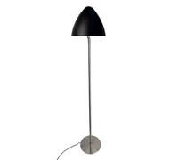 Oulu Floor Lamp Black/ Brushed Steel