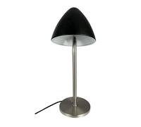Oulu Table Lamp Black/ Brushed Steel