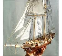 OULXDCYC Scale 1/96 Classic Antique Ship Model Building Kit 847 Wooden Sailing Boat DIY Hobby Boat gift