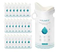 OUMEE 8/12/20/24 Pack Emergency Disposable Urinal Bags, 700ML Camping Pee Bags Unisex Urine Bag Vomit Bag for Travel Traffic Jam Portable Toilet Bag for Men Women Kids