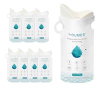 OUMEE WowTowel 8 Pack Disposable Urinal Bags, Camping Pee Bags, Unisex Urine Bags Vomit Bags for Travel Urinal Toilet Traffic Jam Emergency Portable Toilet Bee Bag for Men Women Kids Children Patient