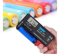 Oumefar 1 . 2V-4 . 8V Battery Tester Checker High Accuracy Portable Load Digital for Small Batteries Button Cell for Home