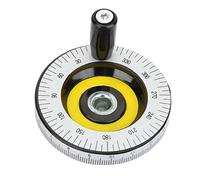 Oumefar 1 pcs Handwheel Bakelite Removable Revolving Handle Lathe Hand Wheel Scale Switch Control with Screw Hole for Milling