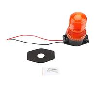 Oumefar 10 to 110V 15W Flashing Rotating Bulb Safety Strobe 30 LEDs Warning Amber Yellow Light for Emergency Vehicle Truck Tractor Forklift Postal Mail Carts