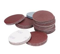 Oumefar 100Pcs Aluminium Oxide Sander Disc 3in Round Sandpaper Discs for Polishing Metal Wood Jades 80 100 180 240 600 800 1000 1200 2000 3000 Grit