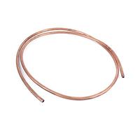 Oumefar 10mm OD 8mm ID Soft Copper Tube Pipe for Air Conditioner Refrigerator, High Temperature, 2m Coil Tubing for Refrigeration, C1100 T2 Copper Material