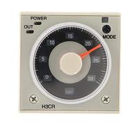 Oumefar 11 Pins Knob Control 0 . 5S 300H Delay Timer Relay H3CR A Waterproof Time Relay 100 240VAC 100 125VDC for Automated Control Circuit