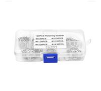 Oumefar 120Pcs 9mm-14mm Stainless Steel Circlip Snap External Retaining Ring Assortment Set with Storge Box for Preventing Lateral Movement