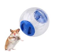 Oumefar 12cm Hamster Running Wheel,Hamster Ball,Small Pet Plastic Cute Exercise Ball,Relieves Boredom and Increases Activity for Golden Silk Shih Tzu Bear, Syrian Hamster,Blue