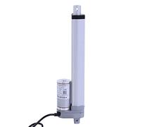 Oumefar 12V Force 1500N Stroke 200 750mm Linear Actuator Lift Electric Motor Bracket Metal Housing Waterproof Push Rod Motor Electric Cylinder(200mm)
