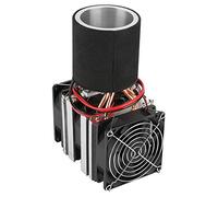 Oumefar 12V Semiconductor Refrigeration Single Peltier Cooler Module Thermoelectric Cooler Dual Fan Cooling Thermoelectric Cooler for Mini Conditioner Fridge