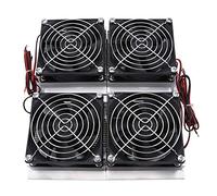 Oumefar 12V Semiconductor Refrigeration Thermoelectric Peltier Cold Plate with Fan 240W Peltier Cooling Plate for Small Space Cooling etc