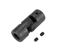 Oumefar 14mm ID Universal Joint Steel Rotatable Shaft Coupling with Keyway Rotatable Motor Connector Cross