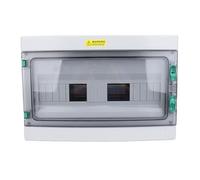 Oumefar 18 Way Power Distribution Box IP66 Water Proof for Wiring and Circuit Connection, Outdoor Miniature Circuit Breaker Box for Resilient Installations in Various Environments