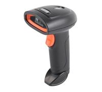 Oumefar 1D 2D Barcode Scanner Wireless CMOS Imaging Scan 2.4G Bluetooth Barcode Reader for Supermarket Warehouse, Sturdy ABS PC Material