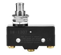 Oumefar 1Pc 250V Micro Momentary Limit Switch Flexible Electrical Normally Open Snap Action Micro Limit Switch 15A for Circuit(BM-1307)
