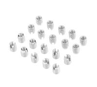 Oumefar 20pcs Stainless Steel Self Tapping Screw Thread Repair Insert for Aluminum and Magnesium M3 X 6mm
