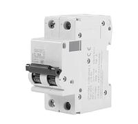 Oumefar 2P 250V Low Voltage DC Miniature Circuit Breaker 16A/32A/63A Breaker Miniature Circuit for Solar PV System(63A 1-63A)