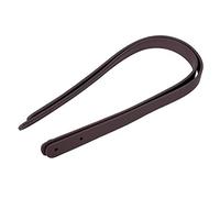 Oumefar 2PCS 65cm Leather Purse Handles Bag Handles Straps with Rivets Straps for Totebag Luggage Accessories Replacement(Coffee)