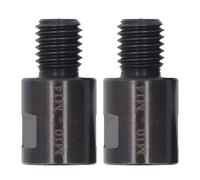 Oumefar 2PCS Angle Grinder Adapter, CVR Steel M10 M14 Thread Converter, Female to Male Interface Connector for Drill Bits Polishing Pads (M10 to M14)