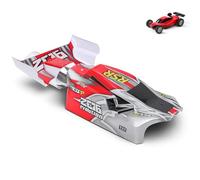 Oumefar 2pcs RC Vehicle Shell Upgrade Parts ,Fit for 144001 1/14 Electric 4WD RC Car (144001 1335) (Red)