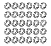Oumefar 30 Pcs Low Noise Thin Wall Bearing 6700ZZ for Precision Applications 10x15x4mm Bearing Steel