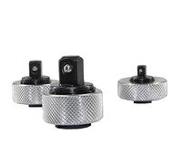 Oumefar 3Pcs Finger Ratchet Wrench Set, Reversible Thumbwheel Mini Palm Ratchet 1/4 3/8 1/2in Drive Alloy Steel for Tight Spaces Mechanics Enthusiasts