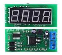 Oumefar 4-Digit Digital Display Counter Module with Memory Function for Electrical Equipment 4-40V