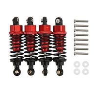 Oumefar 4 Pack Shock Absorber Damper RC Adjustable Shocks Absorber Springs Set Upgrade Parts for TAMIYA TT?01 TT?02 TA05 TL?01 TA03 MF?01X(Red)