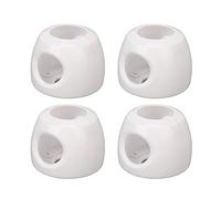 Oumefar 4 Set Child Proof Door Knob Covers for Elder Child Anti Collision ABS Round Knob Safety Cover for Ball Door Handle, for Kids Toddlers