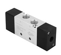 Oumefar 4A220-08 Pneumatic Air Valve, Durable 2 Position 5 Way Design for Mechanical and Textile Equipment, PT1/4in Inlet/Outlet