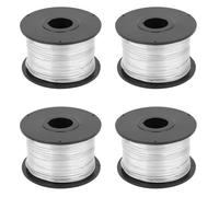 Oumefar 4pcs 110m 0.8mm Steel Tie Wire Durable Rebar Tying Wire Rebar Tie Wire - Easy to Use & Flexible & Wide Applications - Ideal for Automatic Rebar Tying Machine