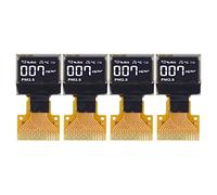 Oumefar 4PCS Organic Light Emitting Diode Display Module 0.42in White SSD1315 SPI IIC Interface 70x40 Resolution 16Pin for Electronics Projects
