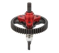 Oumefar 53T Differential Slipper Clutch, Aluminum Alloy and Steel Differential Gear RC Car Parts Slipper Clutch for Traxxas Slash 2WD RC Accessories(Red)