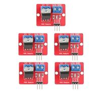 Oumefar 5Pcs IRF520 MOSFET Driver Module 3.3V/5V PWM Output Driving Board Module 0-24V PWM Driving Control Switch Board for MCU ARM